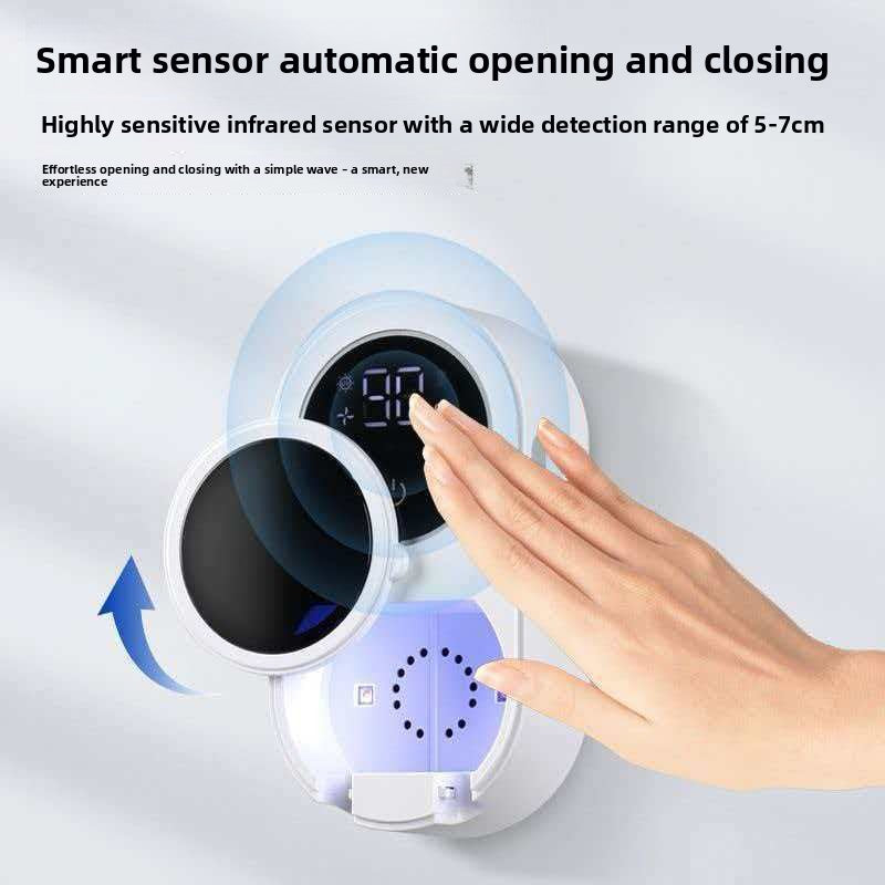 UV Toothbrush Sterilizer – Wall-Mounted & USB Rechargeable