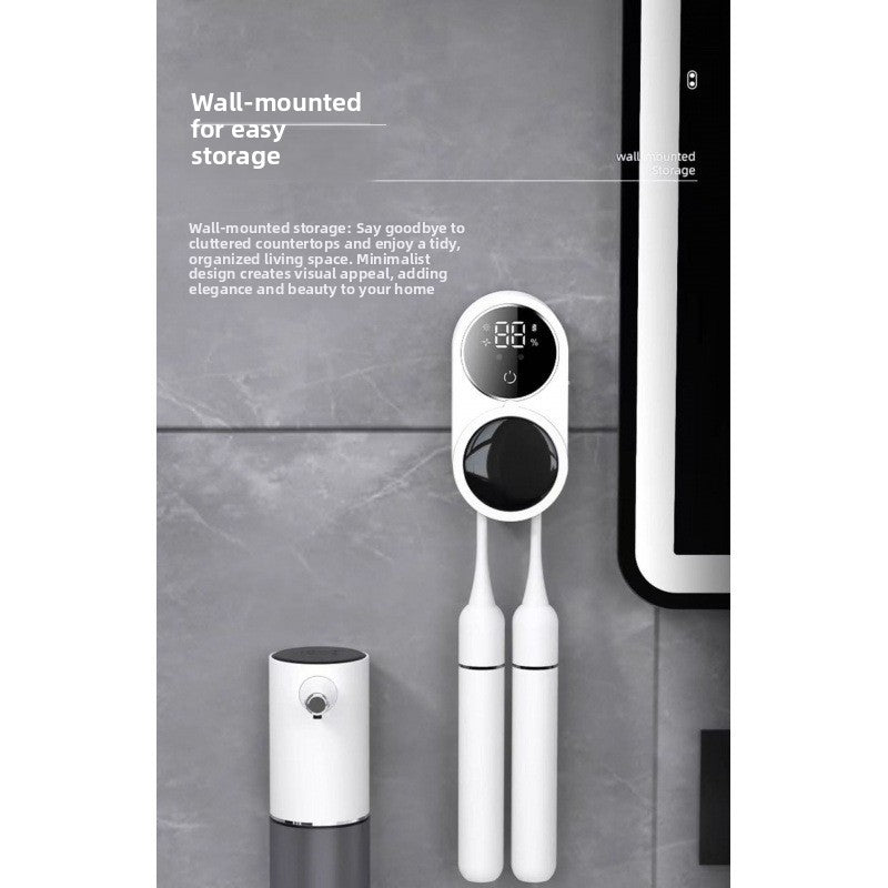 UV Toothbrush Sterilizer – Wall-Mounted & USB Rechargeable